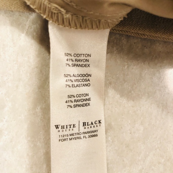 White House Black Market WHBM Bermuda Shorts - Stone - Picture 4 of 5